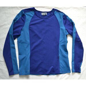 ATHLETA | Long Sleeve Athletic Top Blue | Sz. XL
